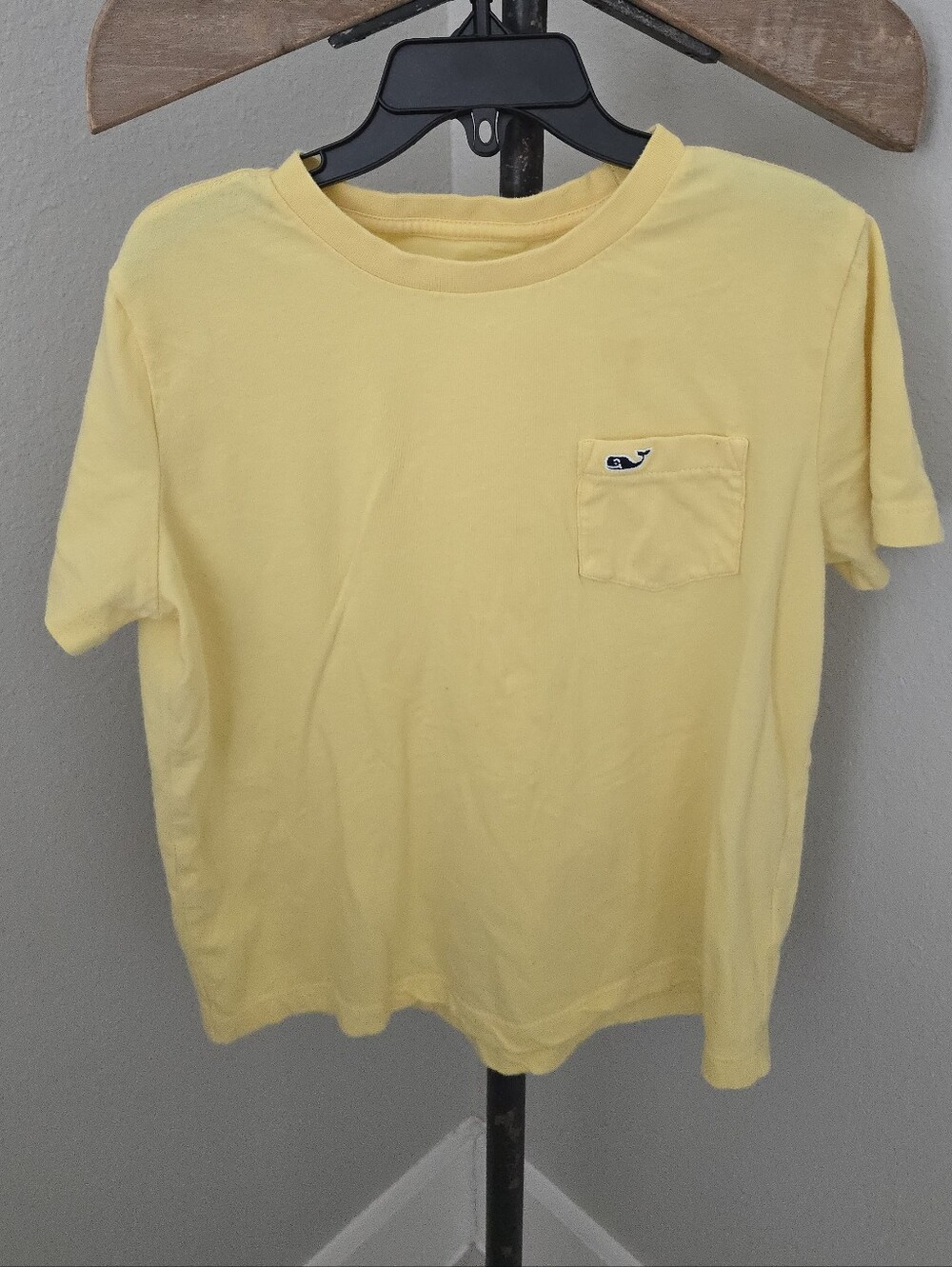 Vineyard Vines Yellow Boys Short Sleeve Shirt Size 7